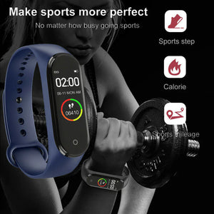 M4 Smart Watch Band Blood Pressure Bracelet Wristband Fitness Tracker Heart Rate |