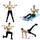 Portable Pilates Bar and Resistance Band |