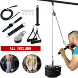 Fitness Diy Pulley Cable Gym Workout Equipment | Health & Beauty,Wellness