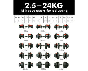 Adjustable Dumbbell Set |