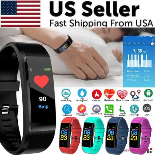 Fitness Smart Watch Activity Tracker Heart Rate For Women Men Oxygen BP Monitor |