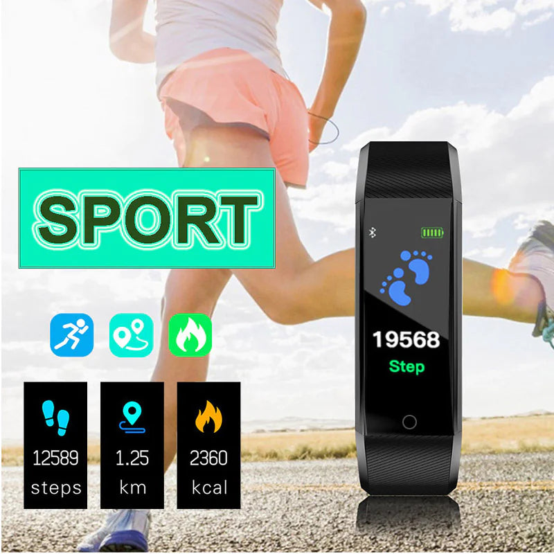 Fitness Smart Watch Activity Tracker Heart Rate For Women Men Oxygen BP Monitor |