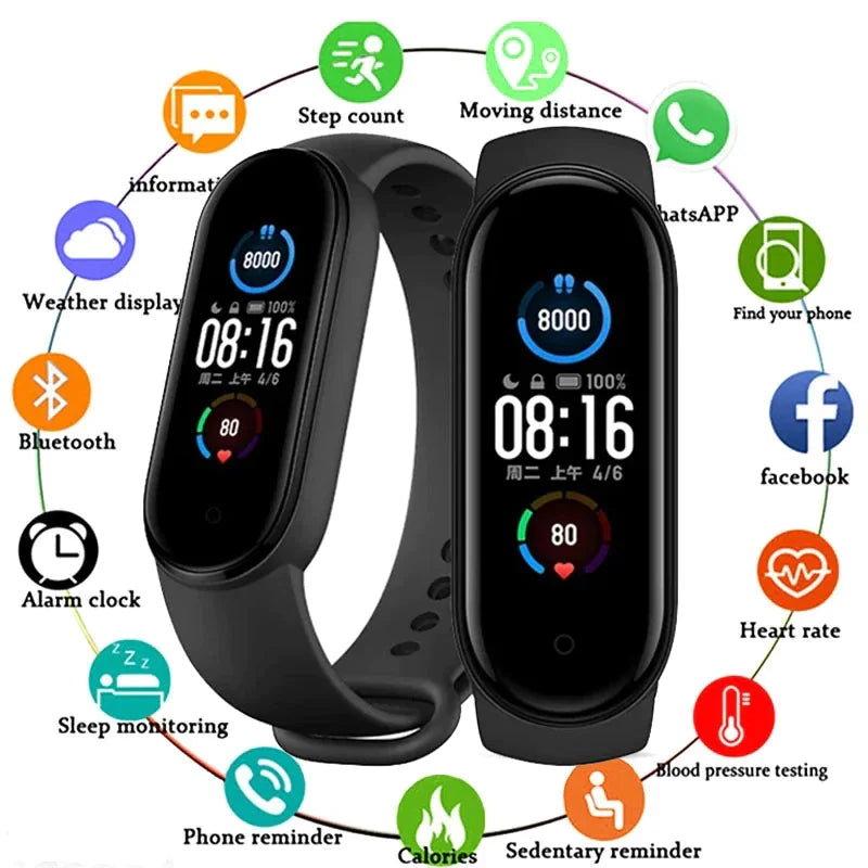 M4 Smart Watch Band Blood Pressure Bracelet Wristband Fitness Tracker Heart Rate |