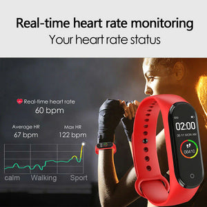 M4 Smart Watch Band Blood Pressure Bracelet Wristband Fitness Tracker Heart Rate |