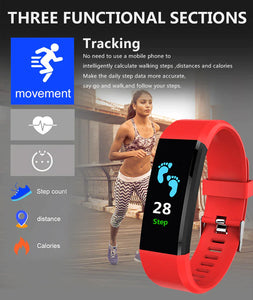 Fitness Smart Watch Activity Tracker Heart Rate For Women Men Oxygen BP Monitor |